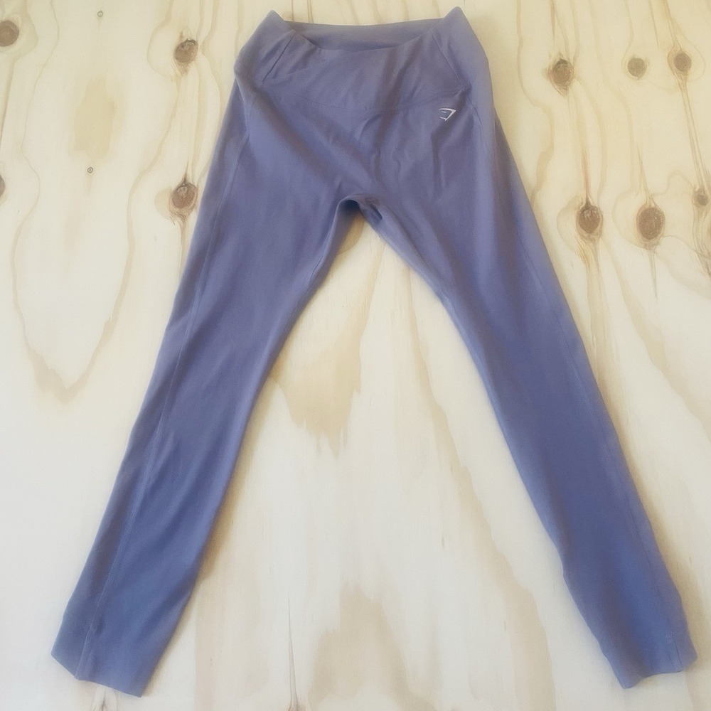 Gymshark Women's Lavander Crossover Leggings, Size Medium